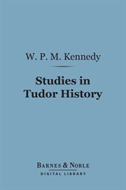 Studies in Tudor history cover image