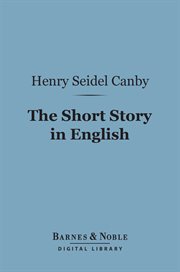The short story in English cover image