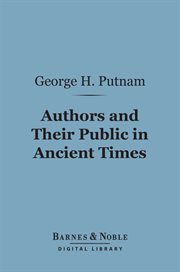 Authors and their public in ancient times cover image