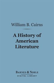 A history of American literature cover image