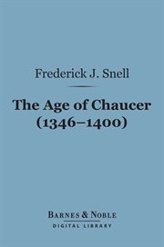 The age of Chaucer (1346-1400) cover image