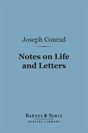 Notes on life and letters cover image