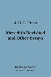 Meredith revisited and other essays cover image