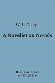 A novelist on novels cover image