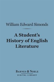 A student's history of English literature cover image