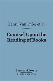 Counsel upon the reading of books cover image