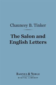 The salon and English letters cover image