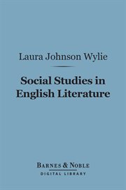 Social studies in English literature cover image