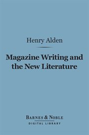 Magazine writing and the new literature cover image