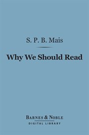 Why we should read cover image