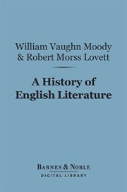 A history of English literature cover image
