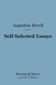 Self-selected essays : a second series cover image