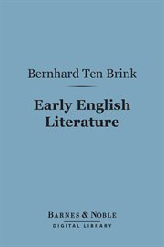 Early English literature cover image