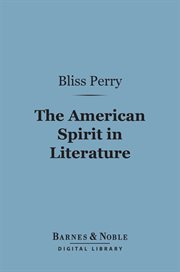 The American spirit in literature cover image