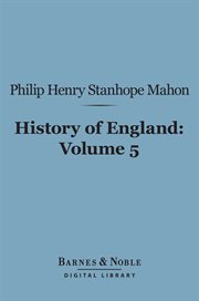History of england, volume 5 cover image
