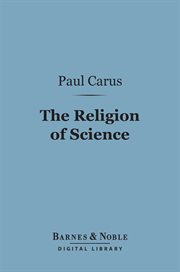 The religion of science cover image
