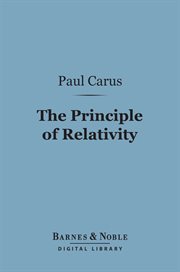 The principle of relativity : in the light of the philosophy of science cover image