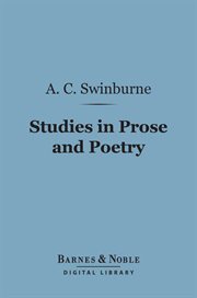 Studies in prose and poetry cover image