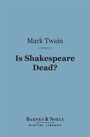 Is Shakespeare dead? cover image