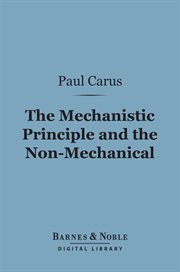 The mechanistic principle and the non-mechanical cover image