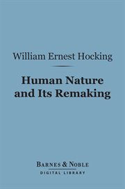 Human nature and its remaking cover image