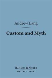 Custom and myth cover image