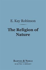 The religion of nature cover image