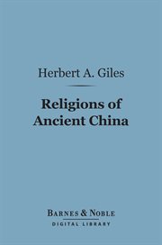 Religions of ancient China cover image