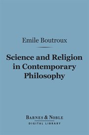 Science and religion in contemporary philosophy cover image