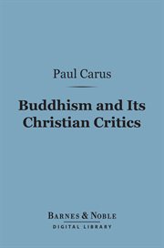 Buddhism and its Christian critics cover image