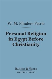 Personal religion in Egypt before Christianity cover image