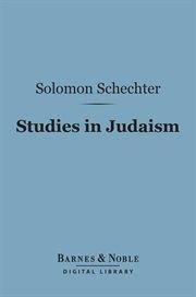 Studies in Judaism cover image