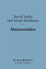 Maimonides cover image