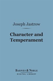 Character and temperament cover image