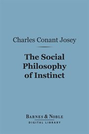 The social philosophy of instinct cover image