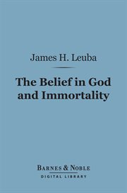 The belief in god and immortality cover image