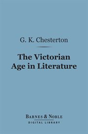 The Victorian age in literature cover image
