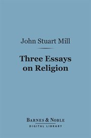 Three essays on religion cover image