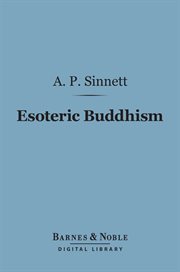 Esoteric Buddhism cover image