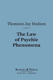 The law of psychic phenomena cover image