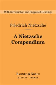 A Nietzsche compendium cover image