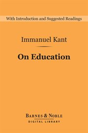 On education : Kant cover image