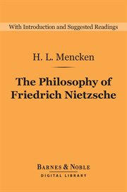 The philosophy of Friedrich Nietzsche cover image