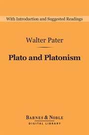Plato and Platonism : a series of lectures cover image