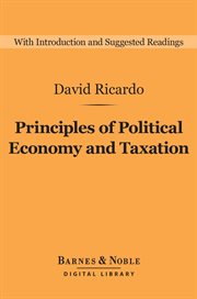 Principles of political economy and taxation cover image