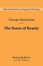 The sense of beauty cover image