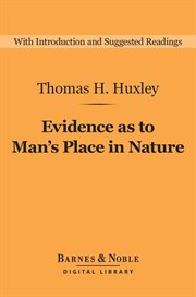 Evidence as to man's place in nature cover image