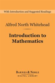 Introduction to mathematics cover image