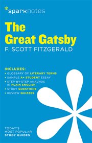 The Great Gatsby SparkNotes Literature Guide cover image