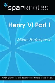 Henry VI part 1, William Shakespeare cover image